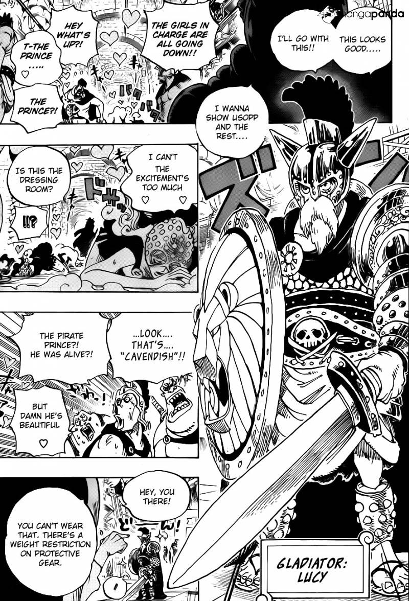 One Piece, Chapter 704 - The statue of Kyros and Lucy image 11