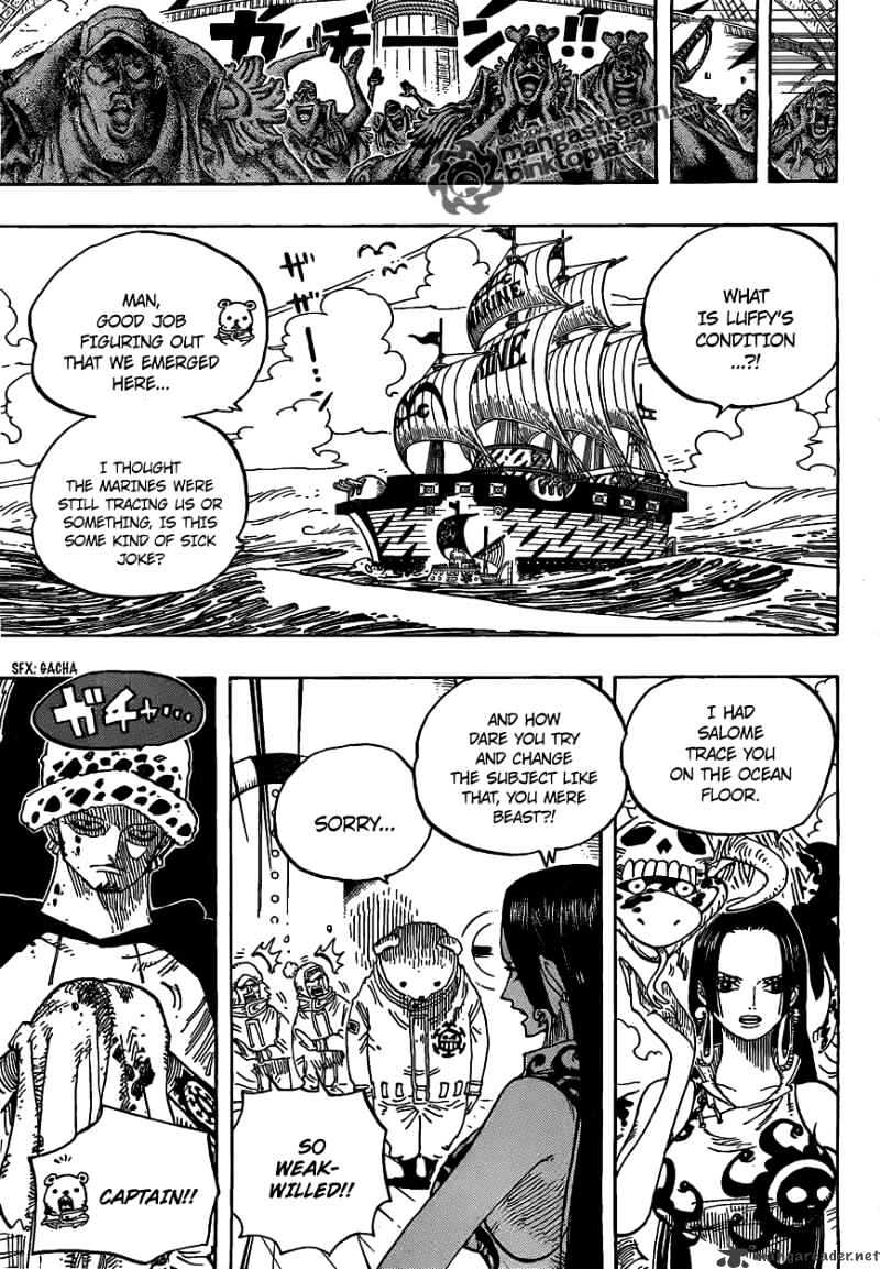 One Piece, Chapter 581 - The Creeping Future image 09