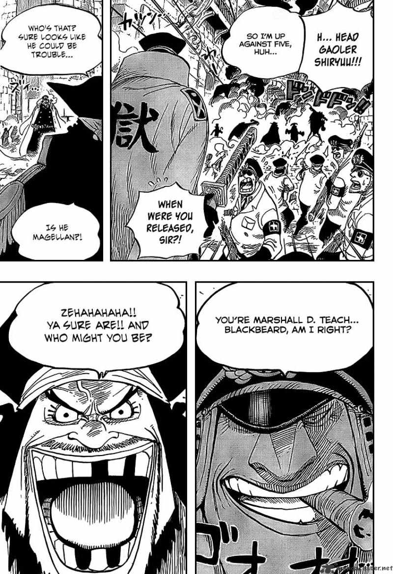 One Piece, Chapter 543 - Strawhat and Blackbeard image 03