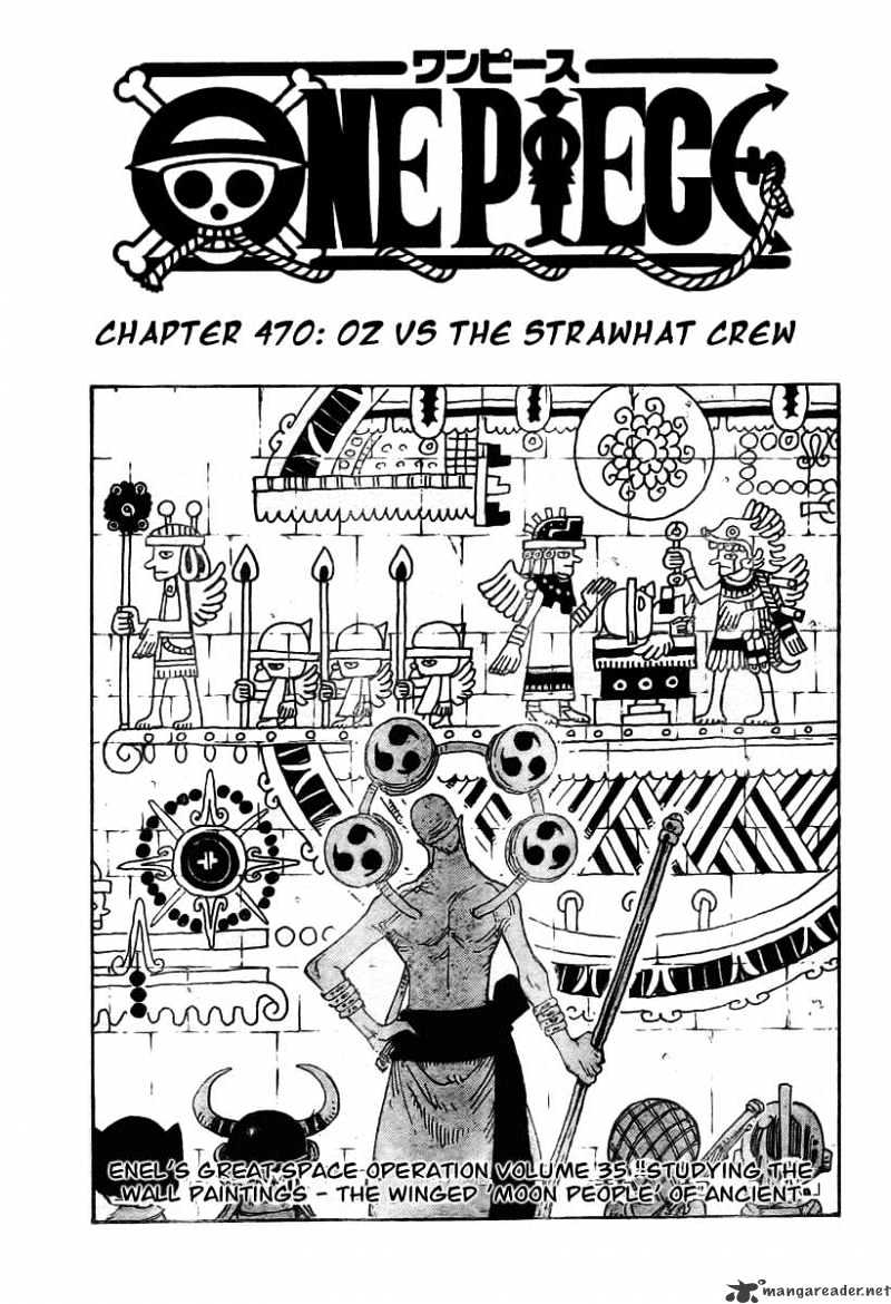 One Piece, Chapter 470 - Oz Vs The Strawhat Crew image 01