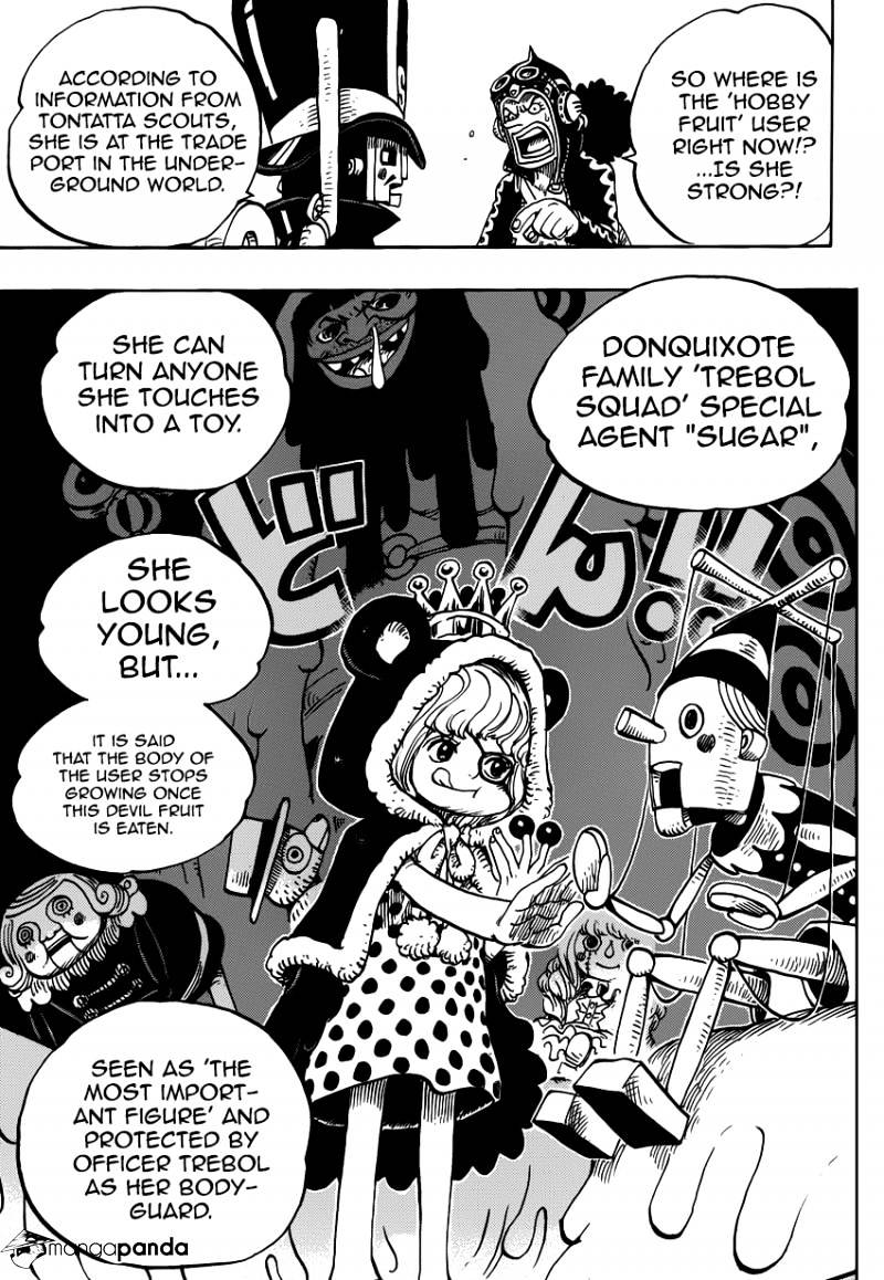 One Piece, Chapter 731 - Dressrosa Operation SOP image 09