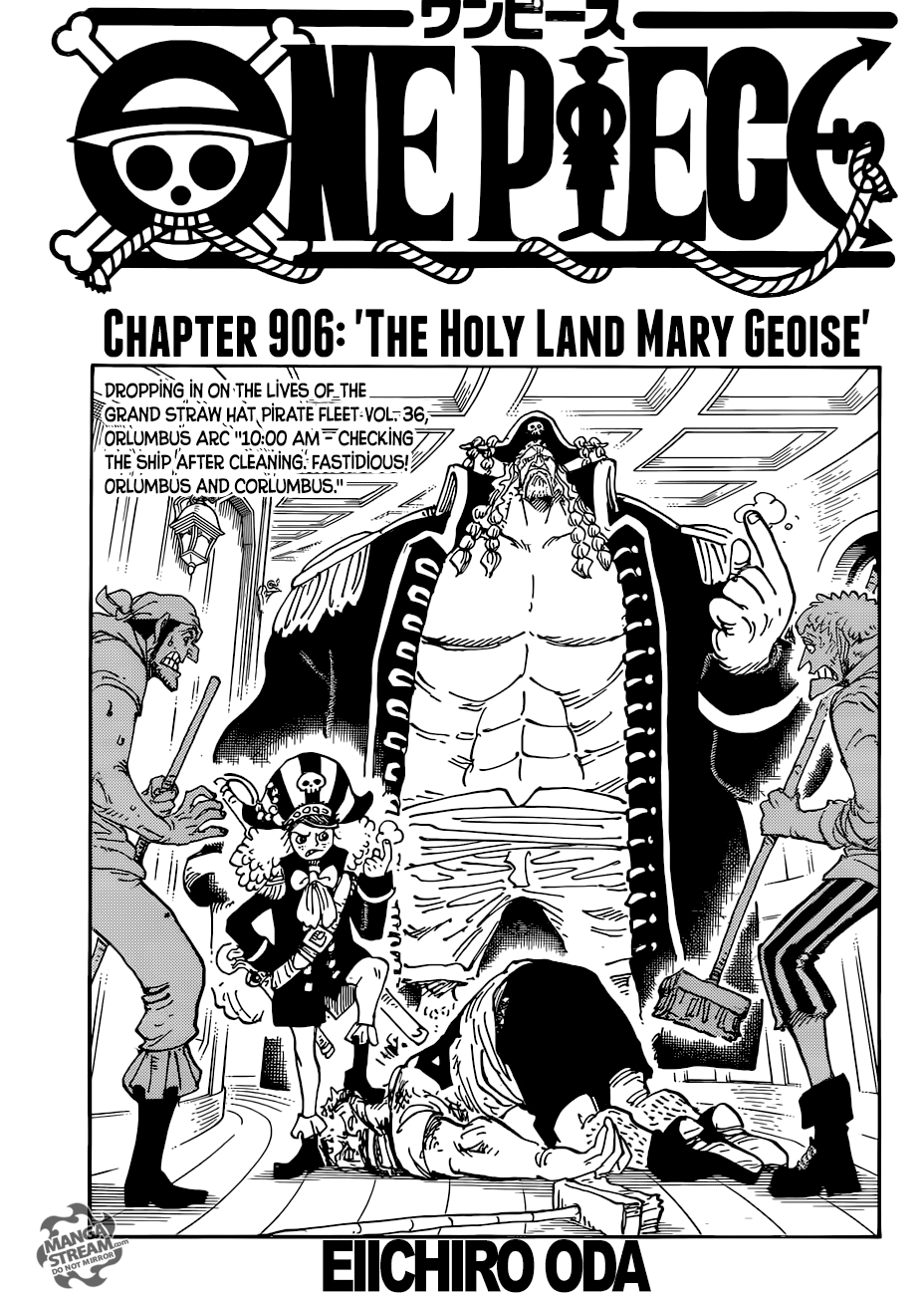 One Piece, Chapter 906 - The Holy Land Mary Geoise image 01