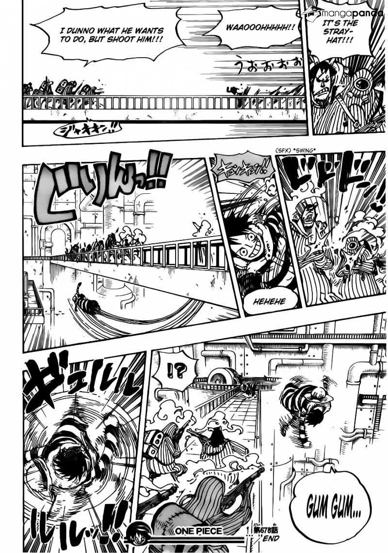 One Piece, Chapter 678 - Inside the lab, lobby of building A image 17