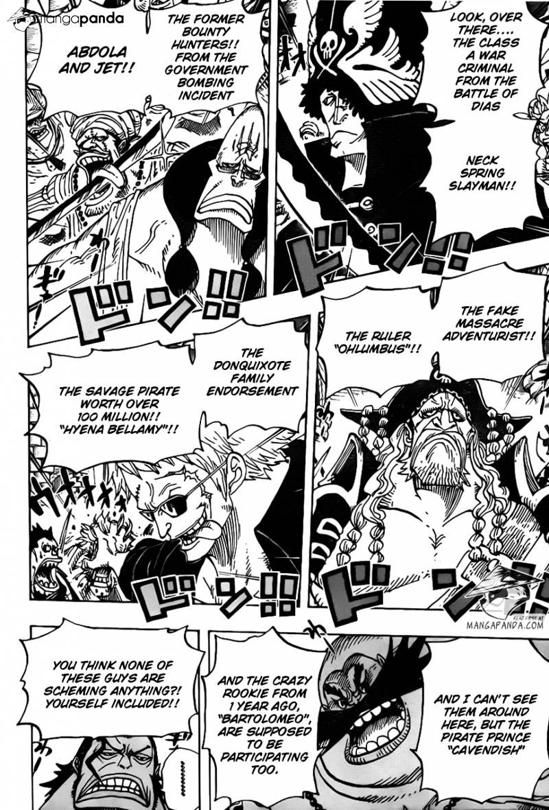 One Piece, Chapter 704 - The statue of Kyros and Lucy image 08
