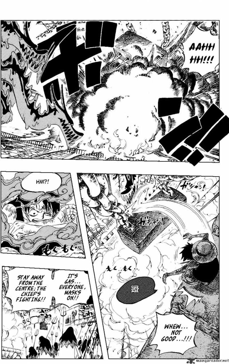 One Piece, Chapter 534 - Chief Warden Magellan vs Pirate Luffy image 10