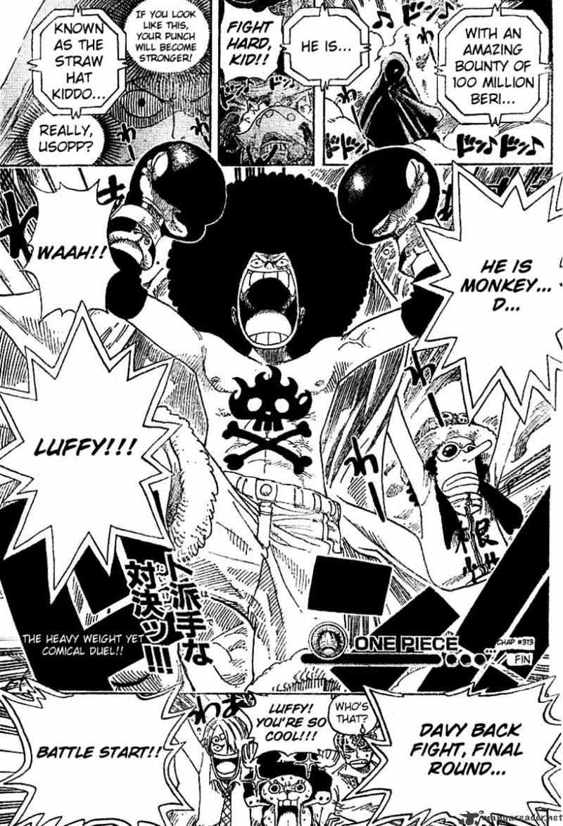 One Piece, Chapter 313 - Main Event image 19