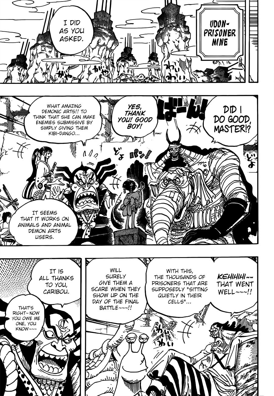 One Piece, Chapter 952 - Hiyori and Kawamatsu image 08