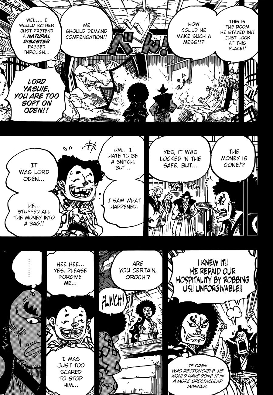 One Piece, Chapter 962 - The Daimyo and his Retainers image 04