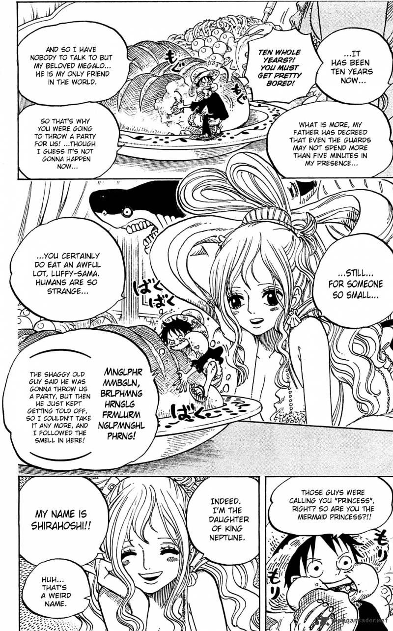 One Piece, Chapter 613 - The Mermaid Princess in Koukaku Tower image 10