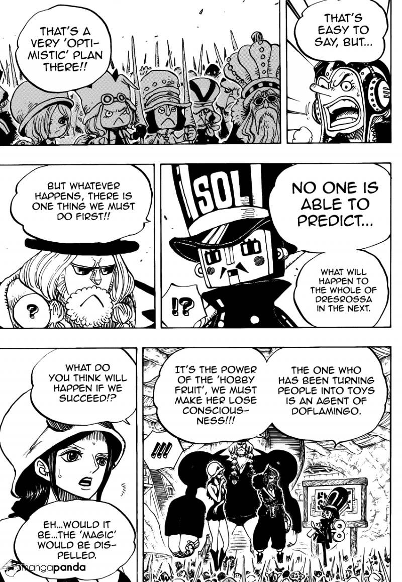 One Piece, Chapter 731 - Dressrosa Operation SOP image 07