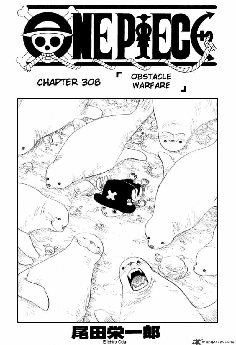 One Piece, Chapter 308 - Obstacle Warfare image 01
