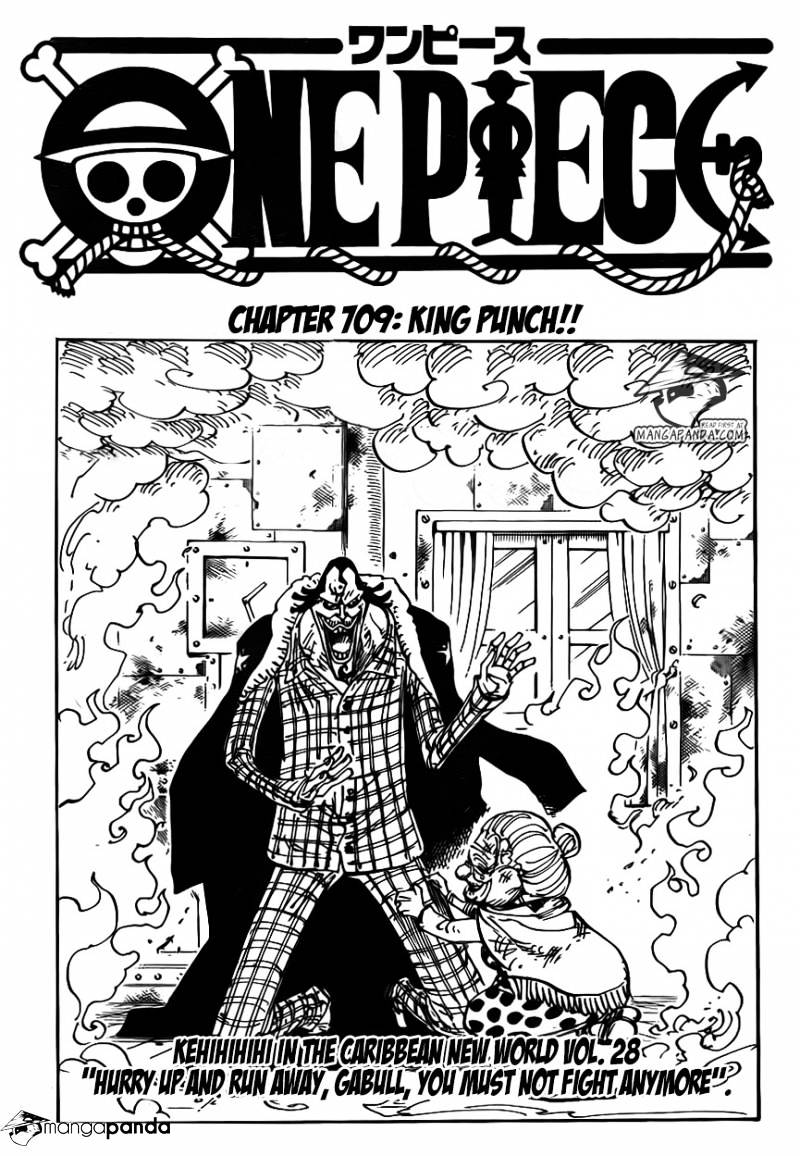 One Piece, Chapter 709 - King Punch!! image 03