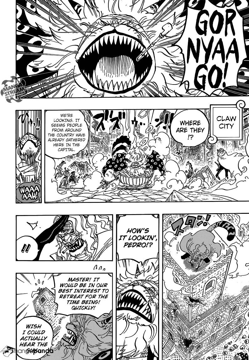 One Piece, Chapter 816 - Dog vs Cat image 08