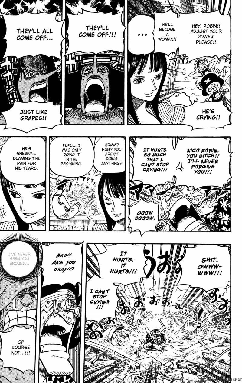 One Piece, Chapter 437 - Naked But Great image 13