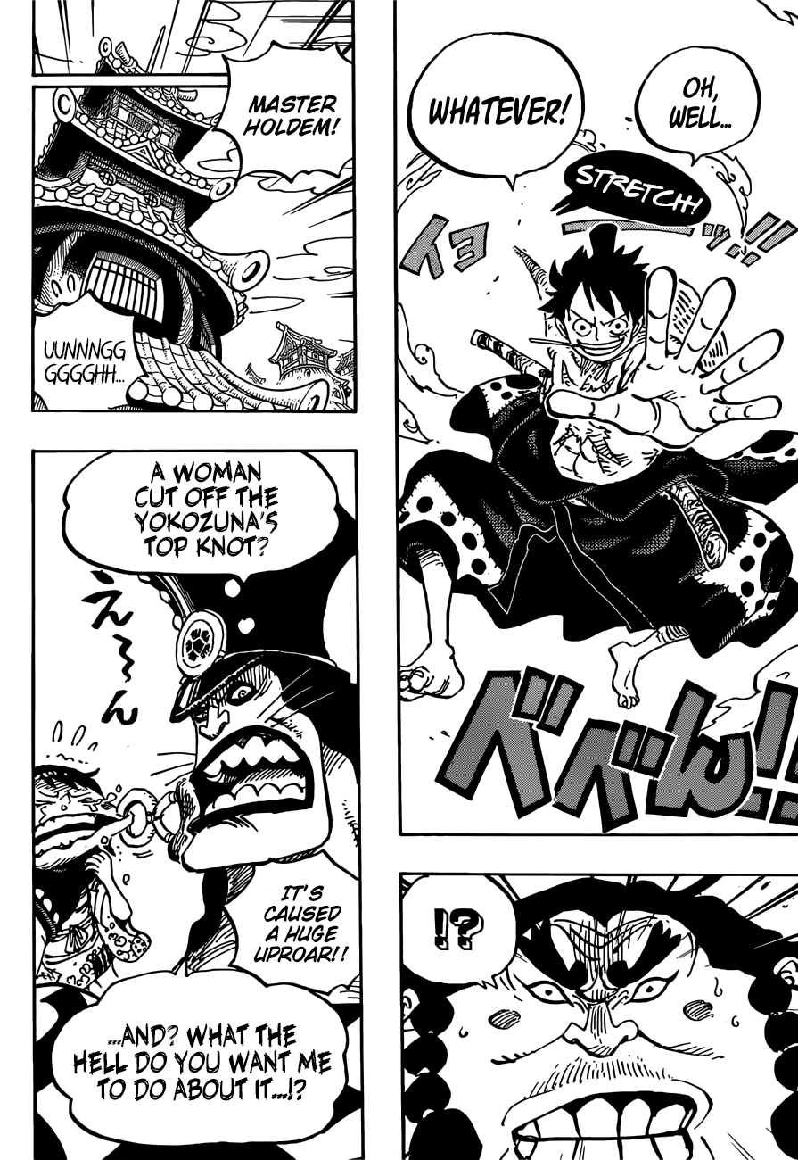 One Piece, Chapter 916 - A Great Sumo Match in The Wano Country image 11