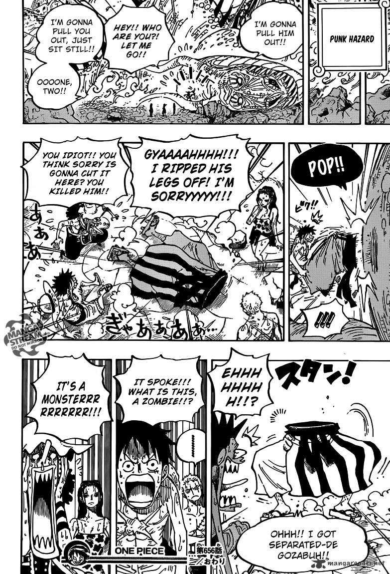 One Piece, Chapter 656 - Adventure on the Burning Island image 17