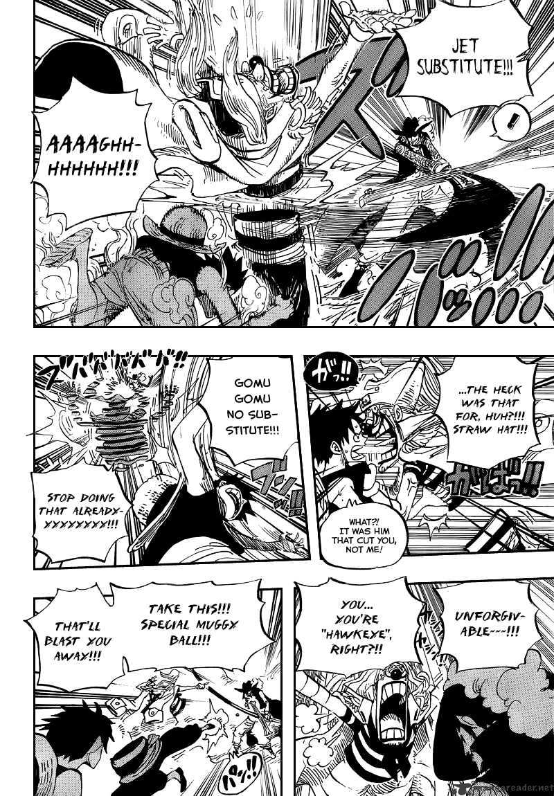 One Piece, Chapter 561 - Luffy vs Mihawk image 10