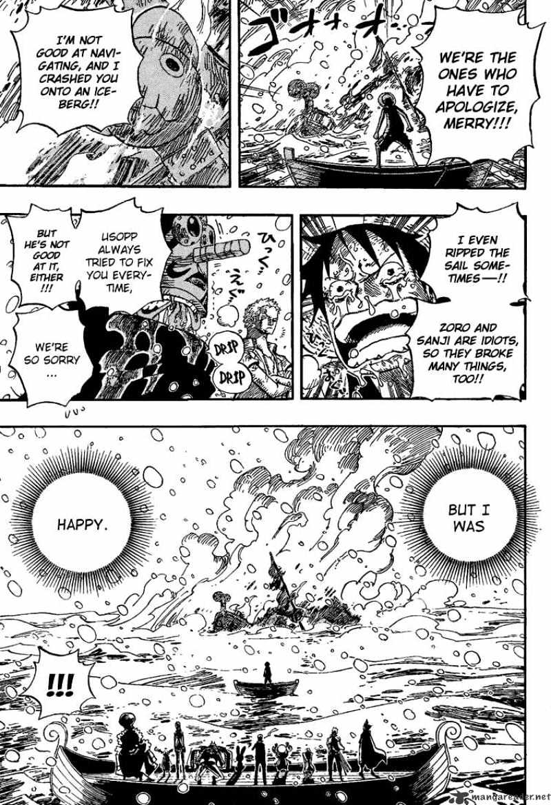 One Piece, Chapter 430 - The Light Falling Snow Of Reminiscence image 17