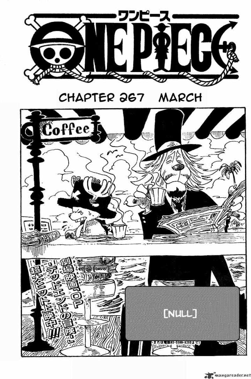 One Piece, Chapter 267 - March image 01