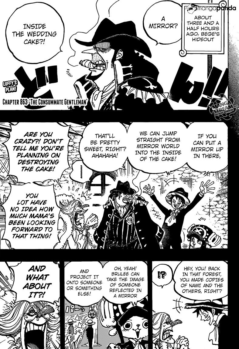 One Piece, Chapter 863 - The Consummate Gentleman image 04