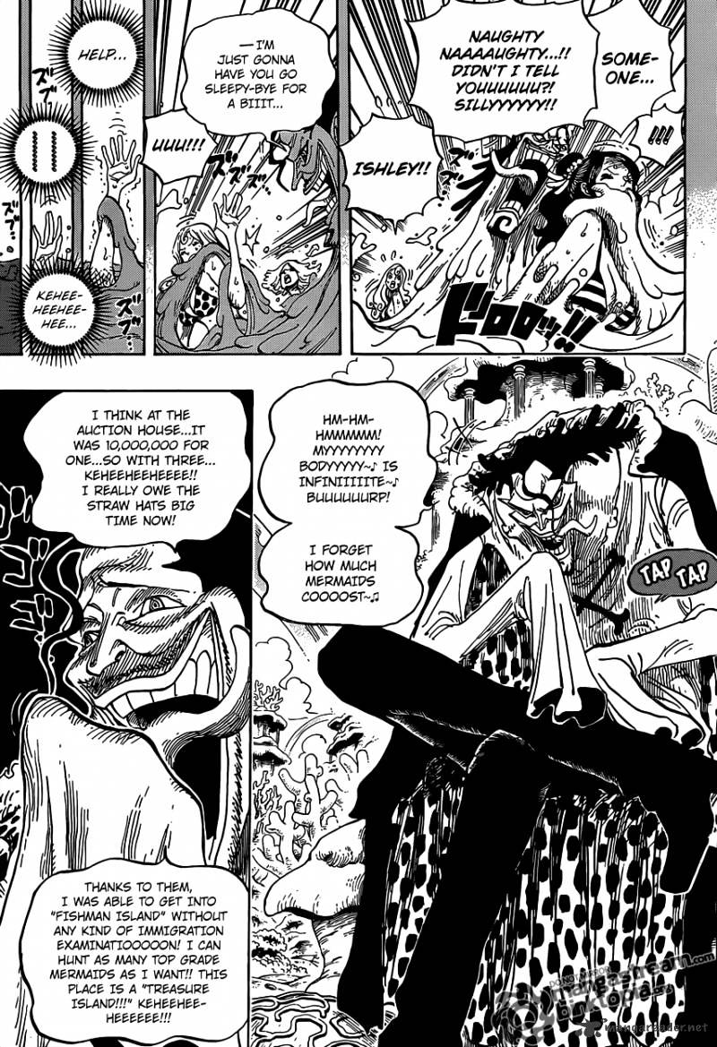One Piece, Chapter 612 - Brought By The Shark They Saved image 05
