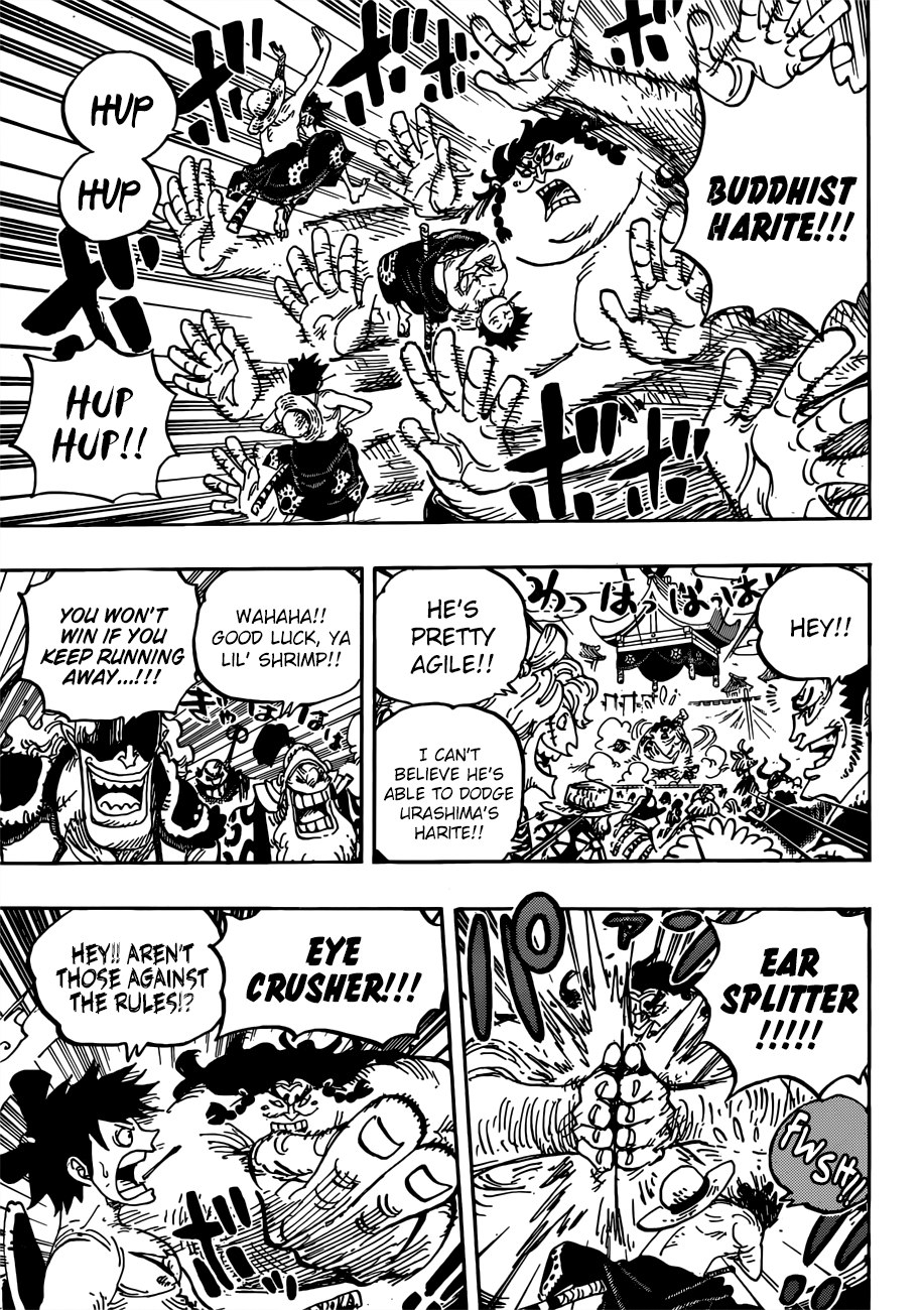 One Piece, Chapter 916 - A Great Sumo Match in The Wano Country image 10