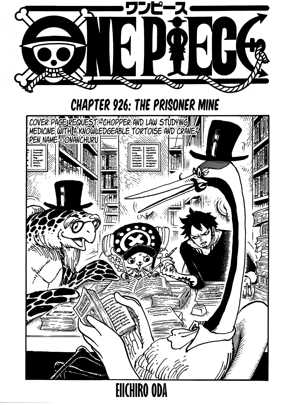One Piece, Chapter 926 - The Prisoner Mine image 01