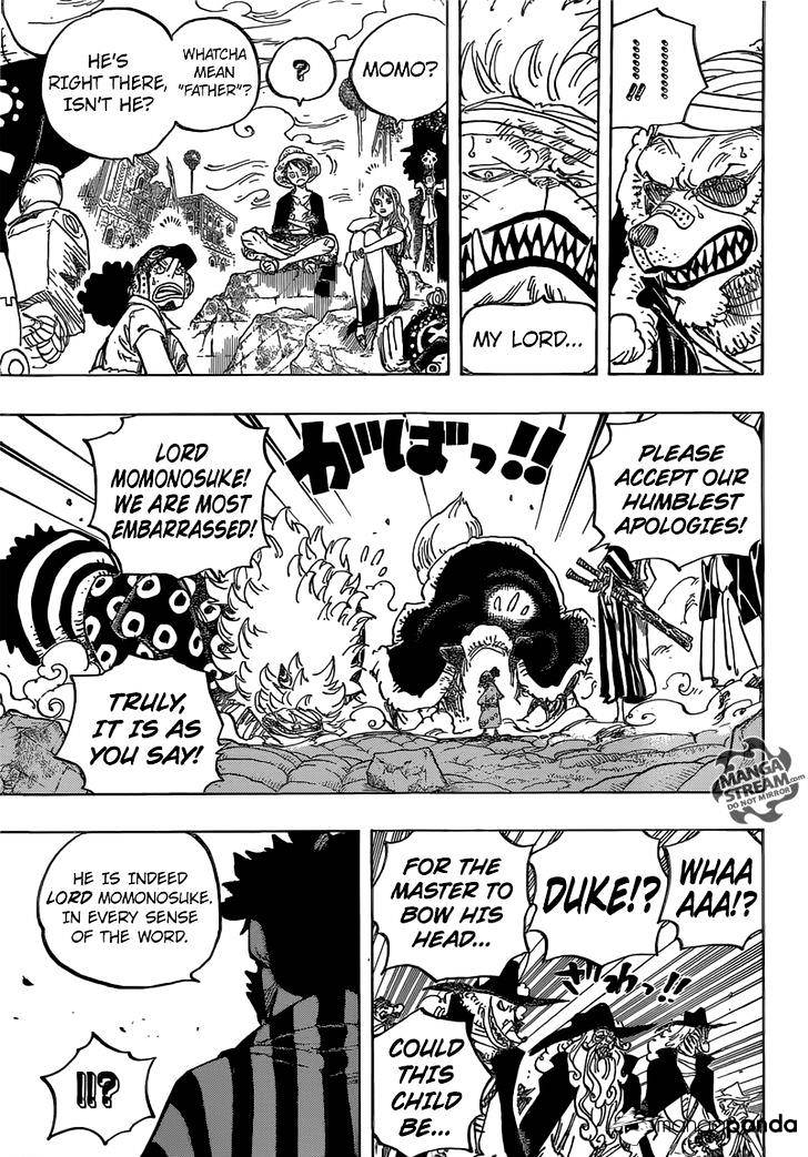 One Piece, Chapter 817 - Raizou Of The Mist image 07