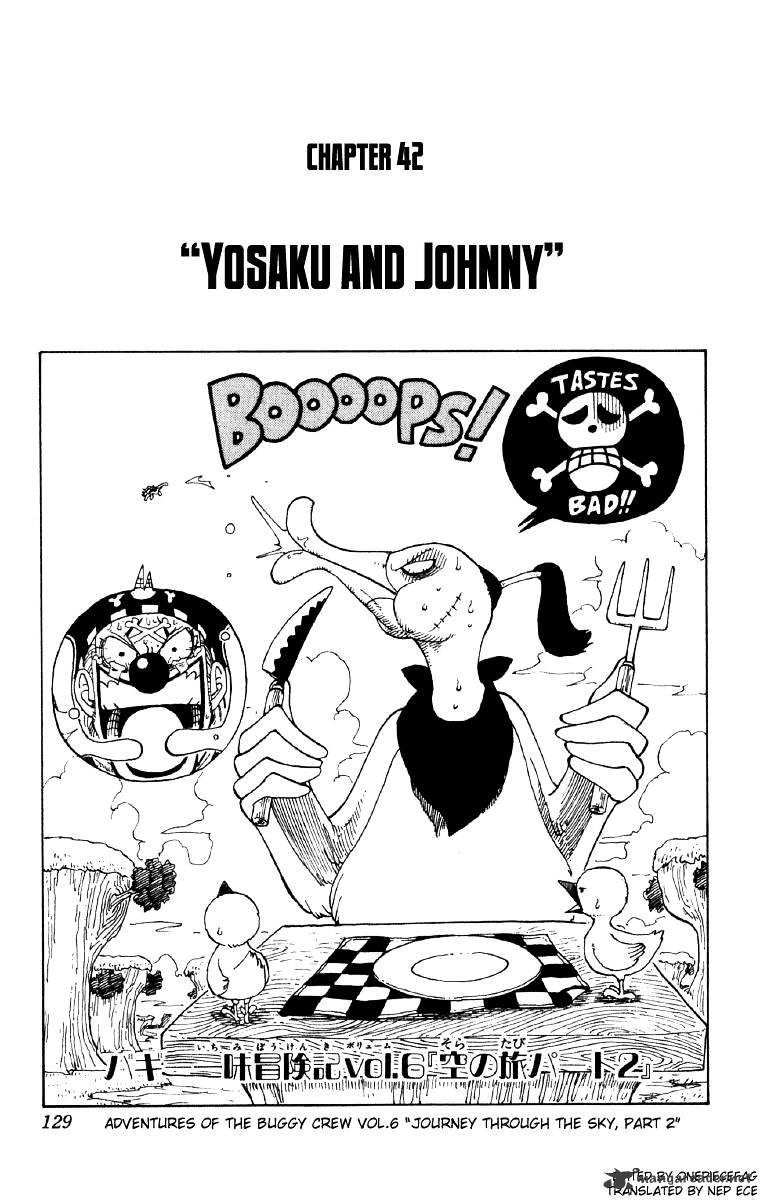 One Piece, Chapter 42 - Yosaku And Joni image 01