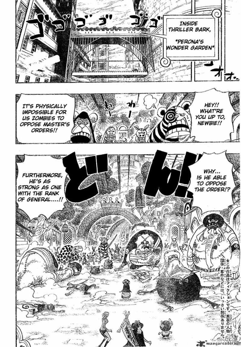 One Piece, Chapter 453 - Cloudy With A Small Chance Of Bone image 03