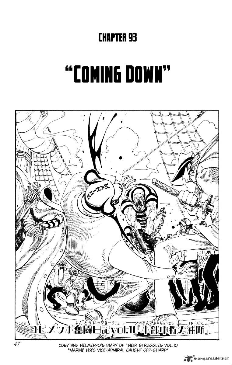 One Piece, Chapter 93 - Reached The Bottom image 01