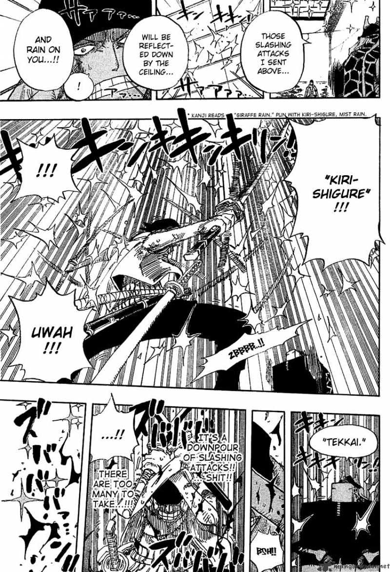 One Piece, Chapter 416 - Zoro Vs Kaku image 13