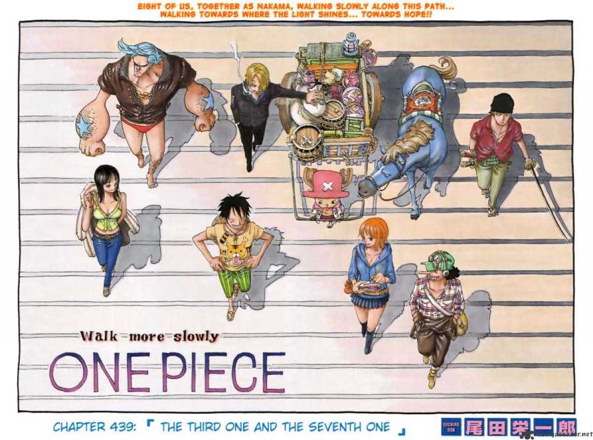 One Piece, Chapter 439 - The 3rd And 7th Person image 01