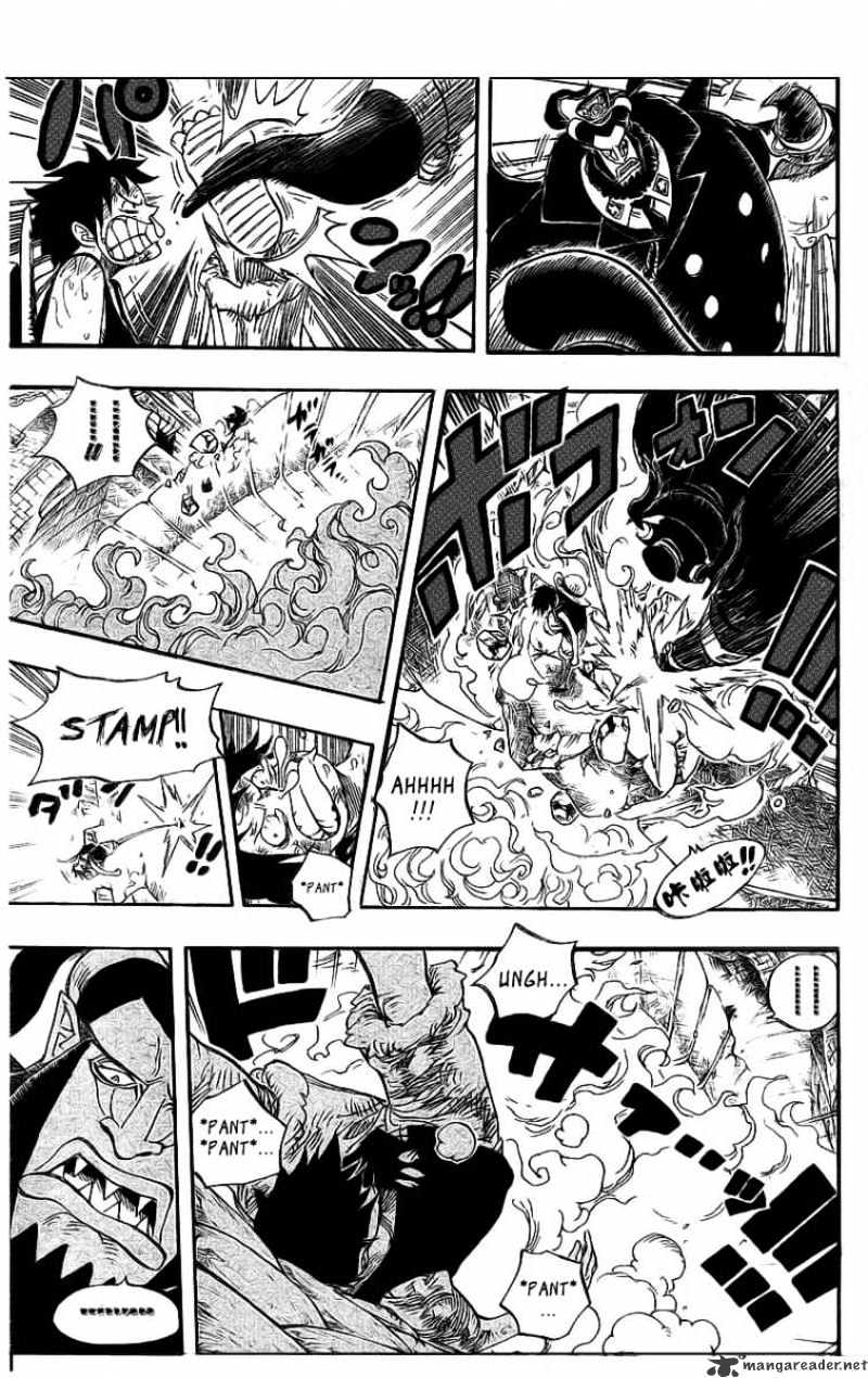 One Piece, Chapter 534 - Chief Warden Magellan vs Pirate Luffy image 14
