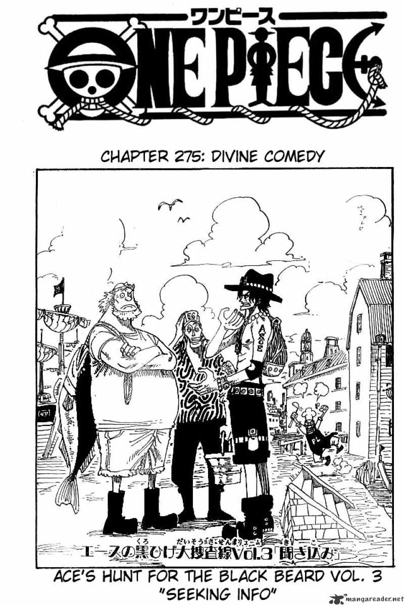 One Piece, Chapter 275 - Divine Comedy image 01