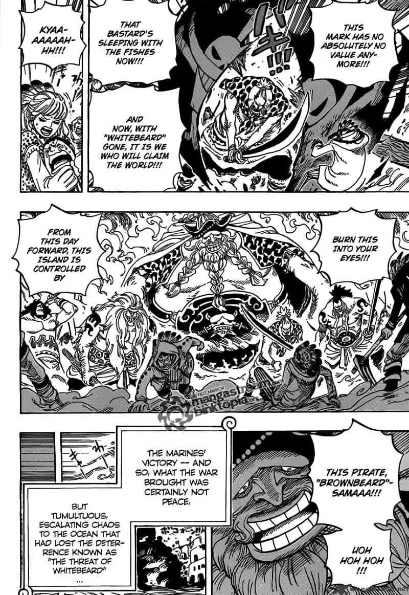 One Piece, Chapter 581 - The Creeping Future image 08