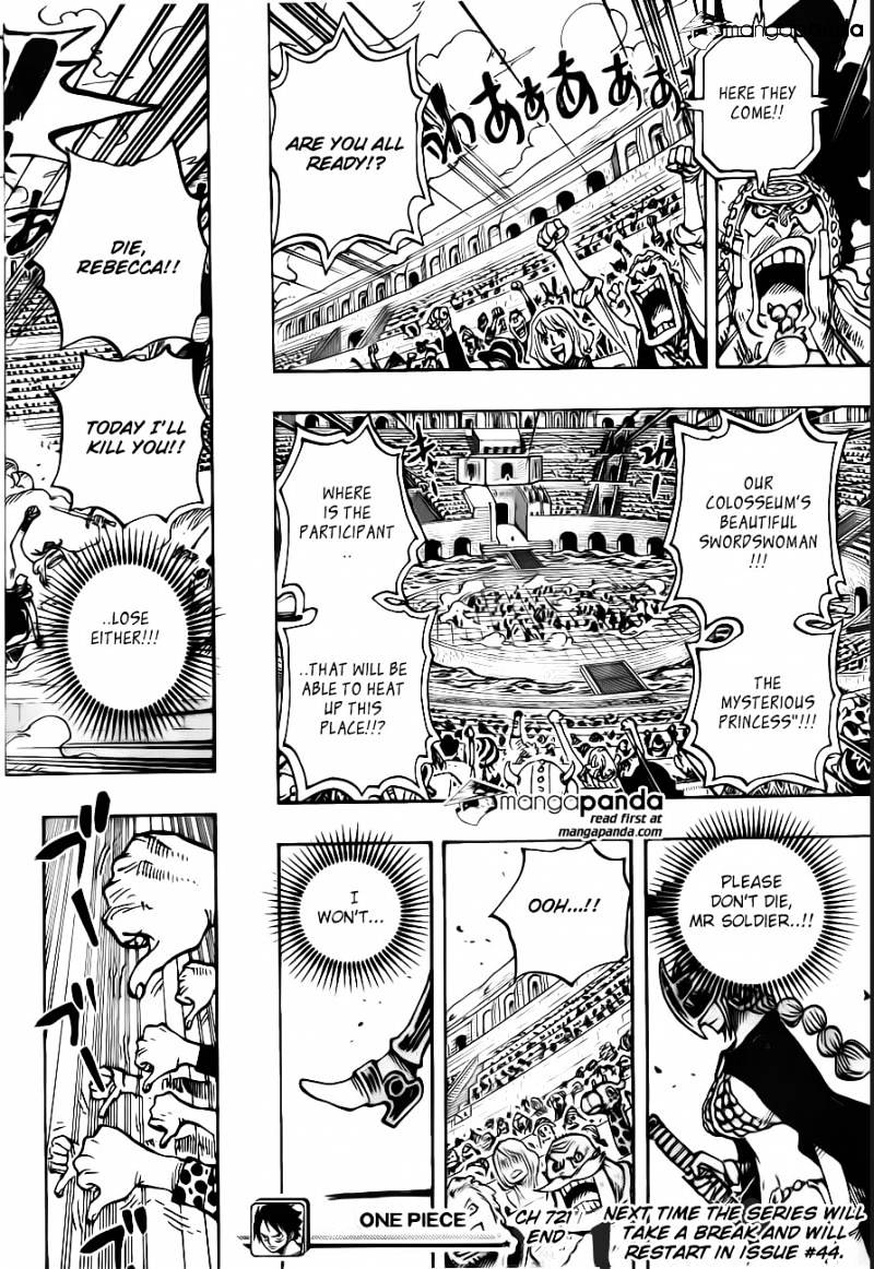 One Piece, Chapter 721 - Rebecca and Mr. Soldier image 20