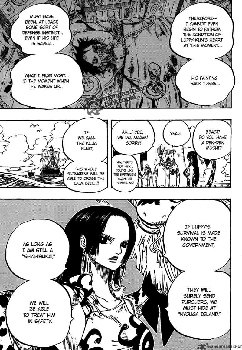 One Piece, Chapter 581 - The Creeping Future image 13