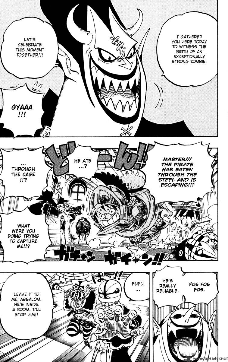 One Piece, Chapter 455 - King Of The Depths The Shichibukai Gecko Moria image 16