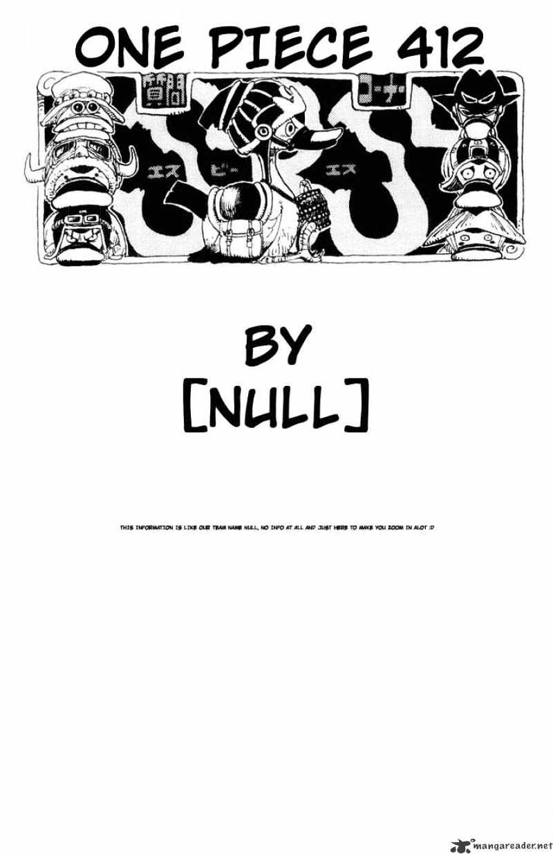 One Piece, Chapter 412 - The Chance Has Ended image 19