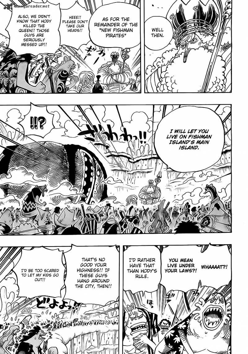 One Piece, Chapter 649 - Dancing of breams and plaices image 03