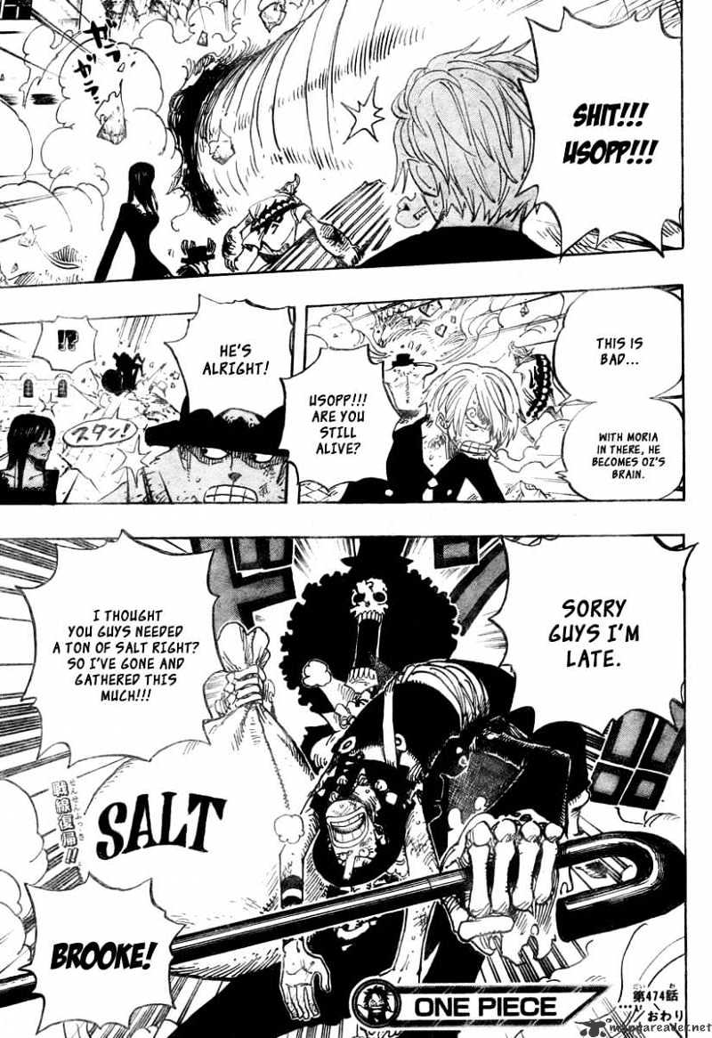 One Piece, Chapter 474 - Just Gotta Do This!!! image 18