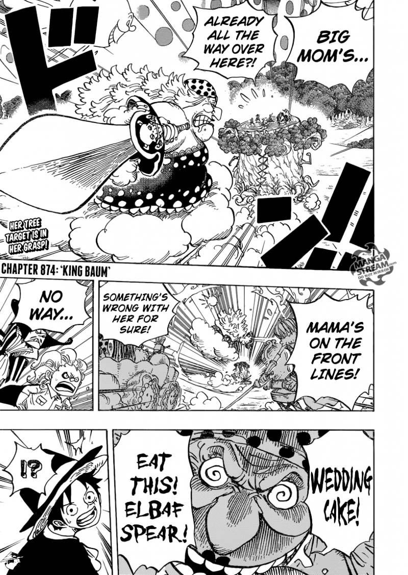 One Piece, Chapter 874 - King Baum image 04