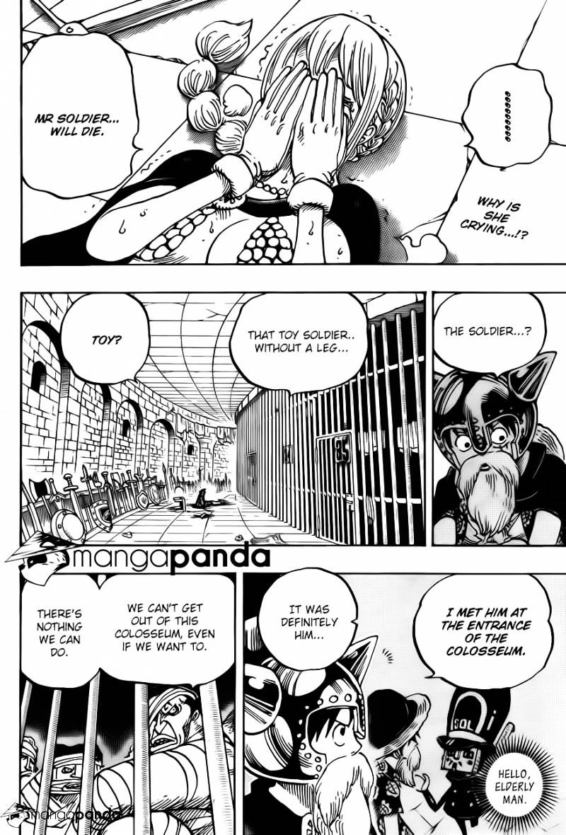 One Piece, Chapter 721 - Rebecca and Mr. Soldier image 04