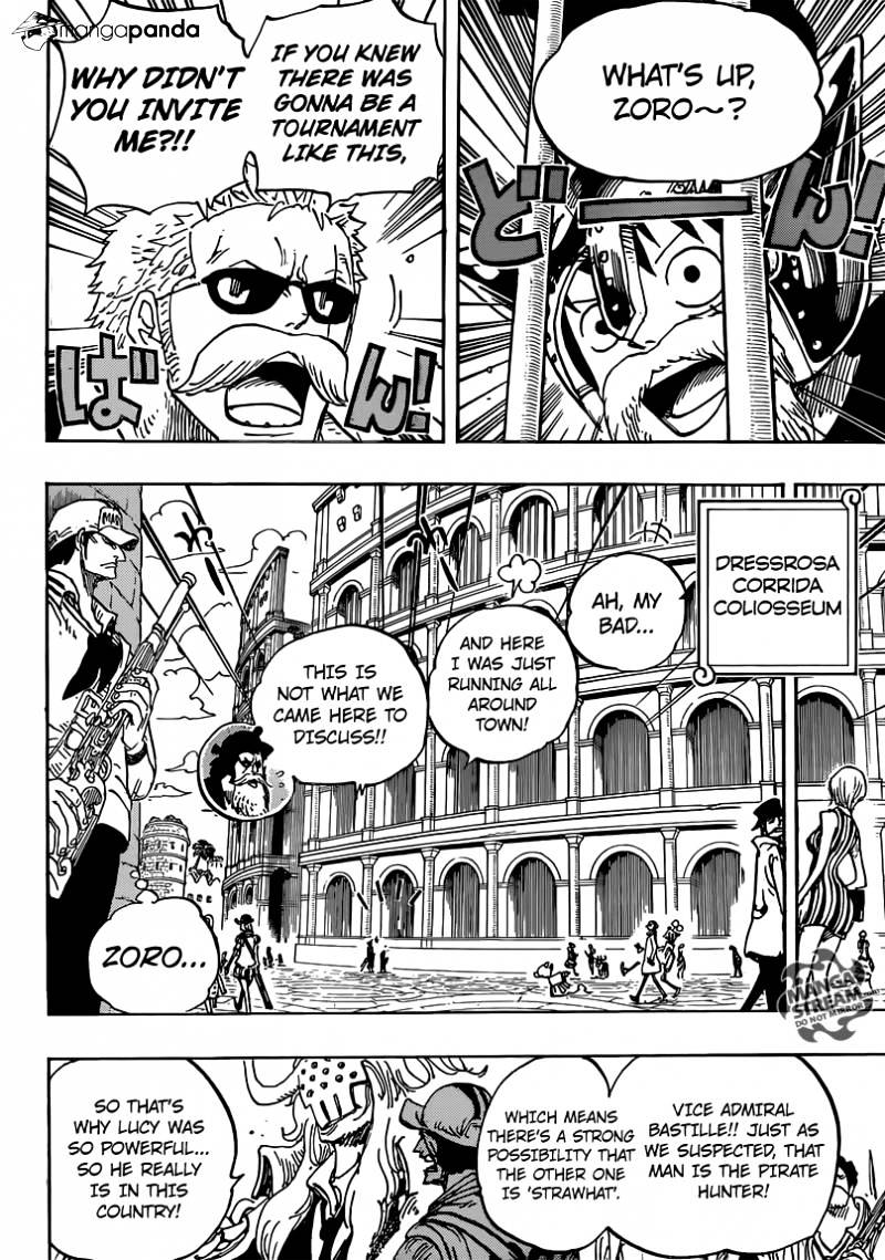 One Piece, Chapter 729 - Shichibukai Doflamingo VS Shichibukai Law image 09