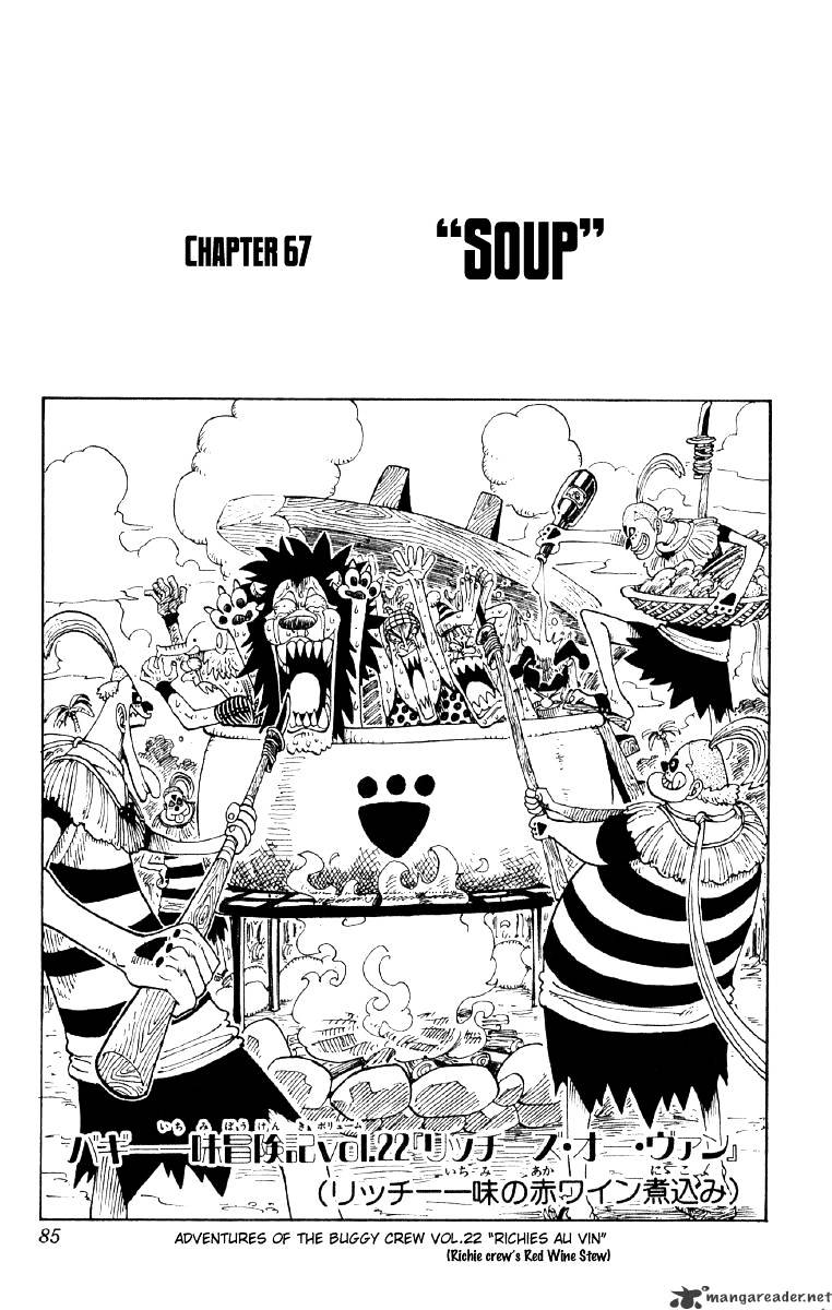 One Piece, Chapter 67 - Soup image 01