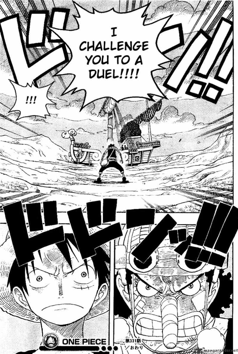 One Piece, Chapter 331 - A Great Quarrel image 19