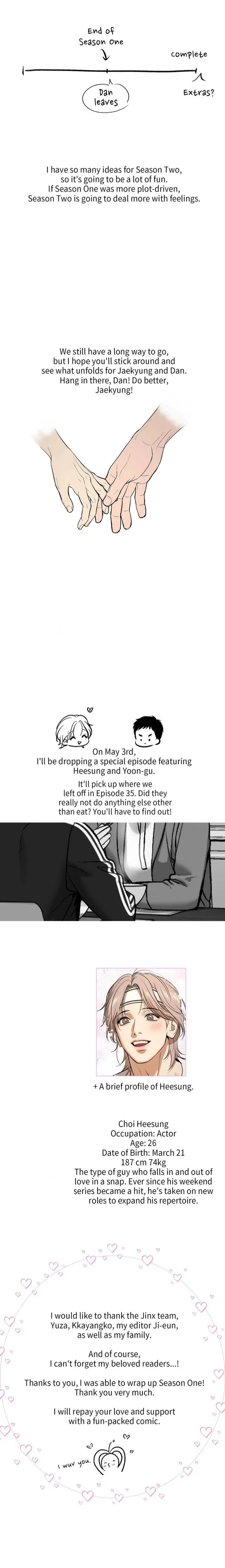 Jinx, Chapter 53.1 - Season 1 Creator