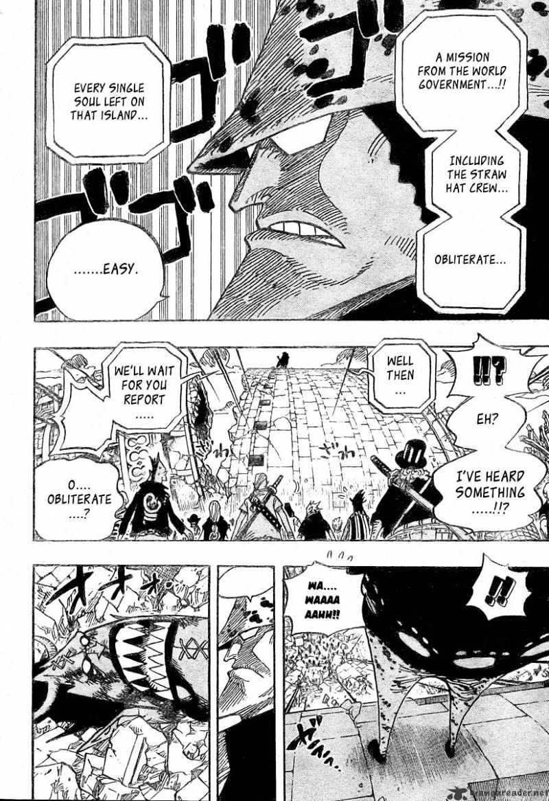 One Piece, Chapter 483 - The End of the Dream image 16