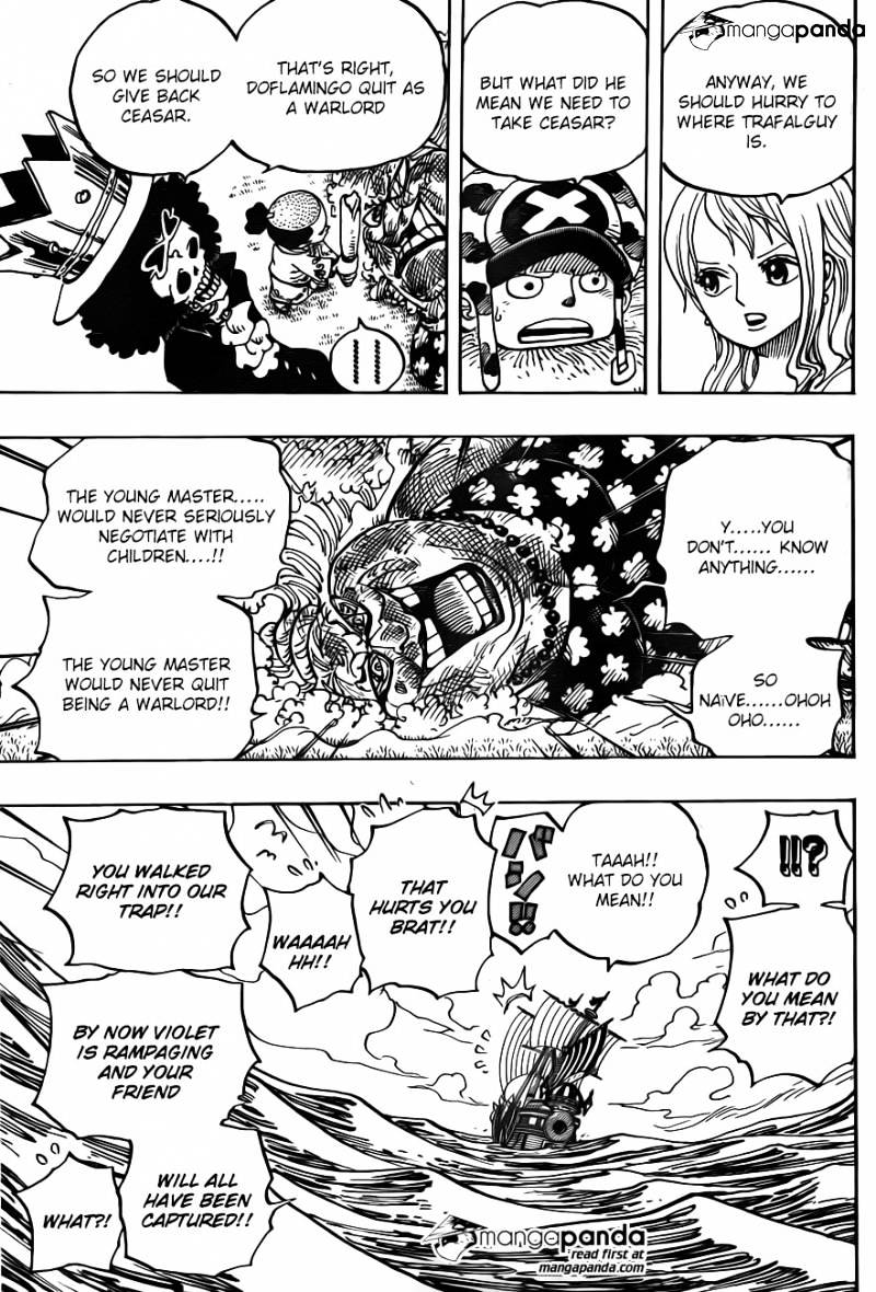One Piece, Chapter 723 - A change of plans image 11